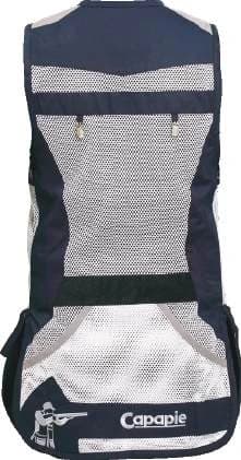 Capapie CAPIVEST 01 Trap and Skeet shooting vest, front and rear view thumbnail 2