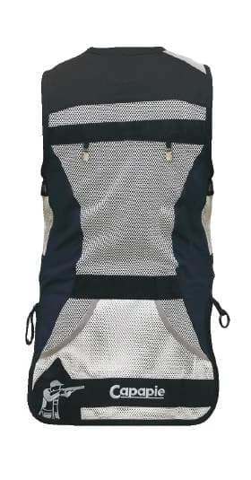 Capapie CAPIVEST 06 Trap and Skeet shooting vest, front and rear view thumbnail 2