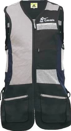 Capapie CAPIVEST 06 Trap and Skeet shooting vest, front and rear view