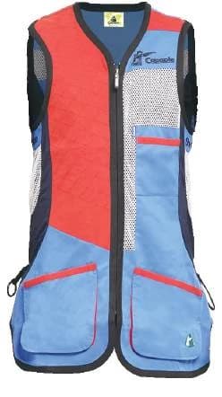 Capapie CAPIVEST 07 Trap and Skeet shooting vest, front and rear view