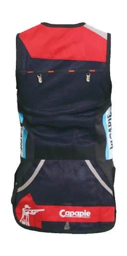 Capapie CAPIVEST 09 Trap and Skeet shooting vest, front and rear view thumbnail 2