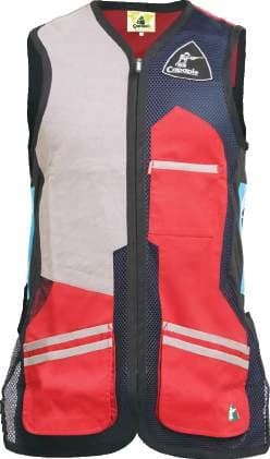 Capapie CAPIVEST 09 Trap and Skeet shooting vest, front and rear view