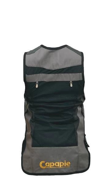 Capapie CAPIVEST 10 Trap and Skeet shooting vest, front and rear view thumbnail 2