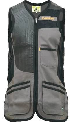 Capapie CAPIVEST 10 Trap and Skeet shooting vest, front and rear view