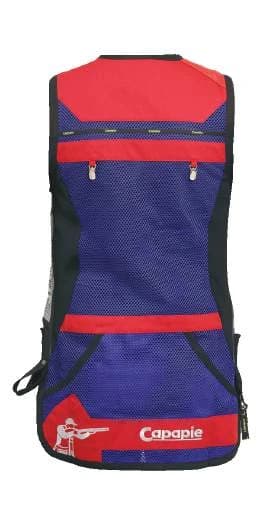 Capapie CAPIVEST 12 Trap and Skeet shooting vest, front and rear view thumbnail 2