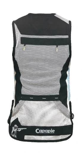 Capapie CAPIVEST 13 Trap and Skeet shooting vest, front and rear view thumbnail 2