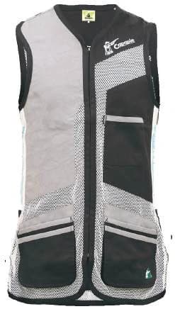 Capapie CAPIVEST 13 Trap and Skeet shooting vest, front and rear view