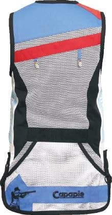 Capapie CAPIVEST 14 Trap and Skeet shooting vest, front and rear view thumbnail 2