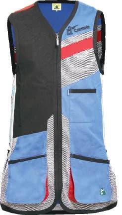 Capapie CAPIVEST 14 Trap and Skeet shooting vest, front and rear view