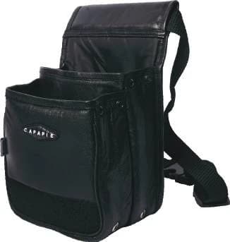 Black Capapie ammo bag with shoulder strap and front pocket