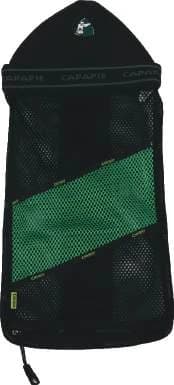 Capapie Pro mesh shell pouch with green breathable mesh panel