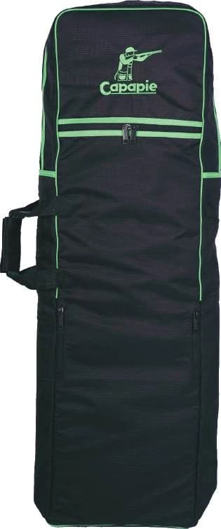 Capapie Roller Bag Pro padded wheeled gun bag with green trim