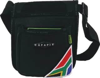 Capapie Single Box Holder Bag Premium in chrome leather with belt